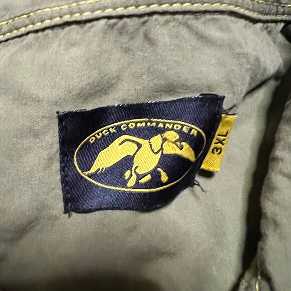 Duck Commander Shirt Mens 3XL Camo Hunting Long Sleeve Button Hunting - Picture 7 of 8